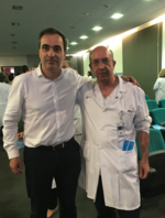 Los Drs. G Garmendia y JP Sanz Jaka, al final del Acto